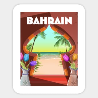 Bahrain Palace Travel poster Sticker